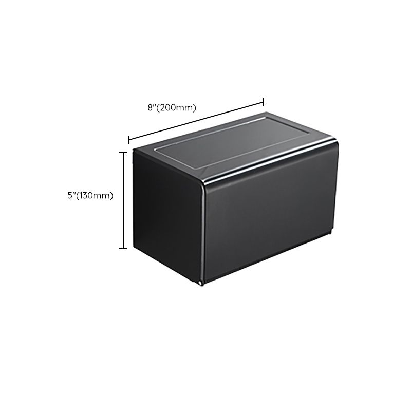Avtoit | Modern Classic Bathroom Hardware Set Matte Black Bathrobe/Towel Bar & Bathroom Shelf