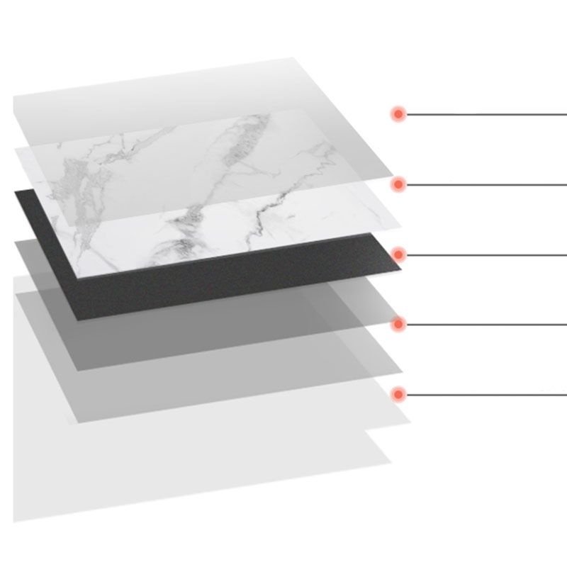 Avtoit | Modern Peel-and-Stick Tiles Plastic Single Tile Peel & Stick Mosaic Tile