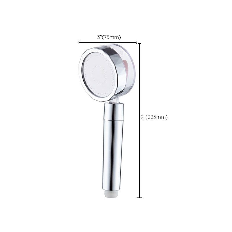Avtoit | Contemporary Shower Head Combination Handheld Shower Plastic Wall Mounted Silver Shower Head