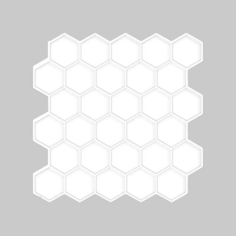 Avtoit | Peel-and-Stick Tiles Hexagonal Waterproof PVC Peel & Stick Mosaic Tile for Shower