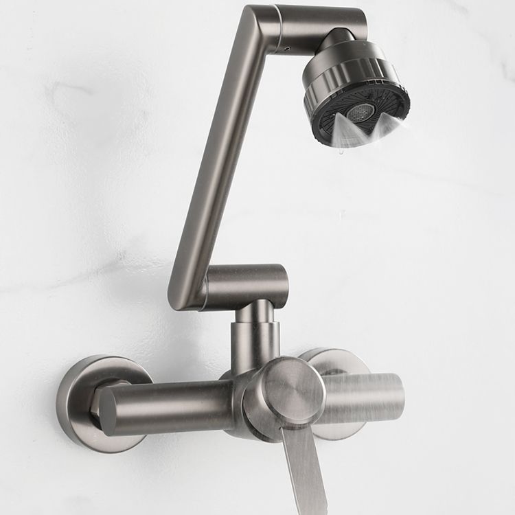 Avtoit | Modern Wall-Mount Kitchen Faucet Single Handle Faucet in Chrome