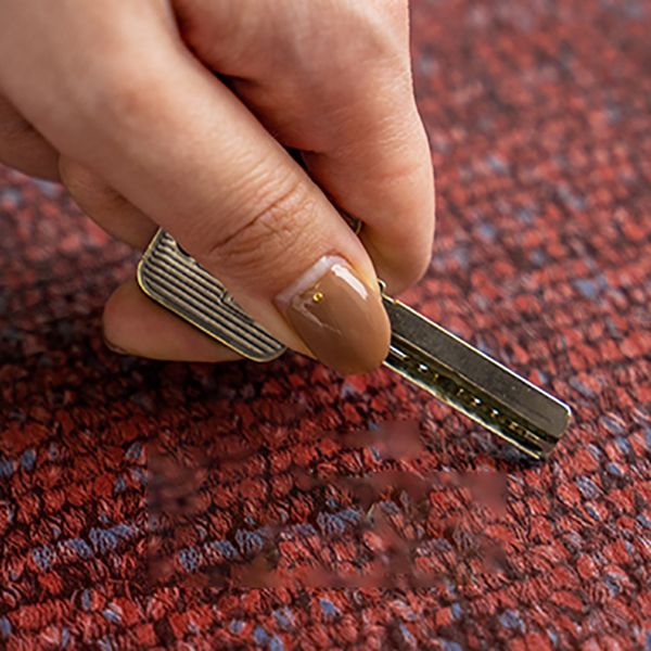 Avtoit | Square Plastic Flooring Water Repellent Peel and Stick Tiles Floor Leather