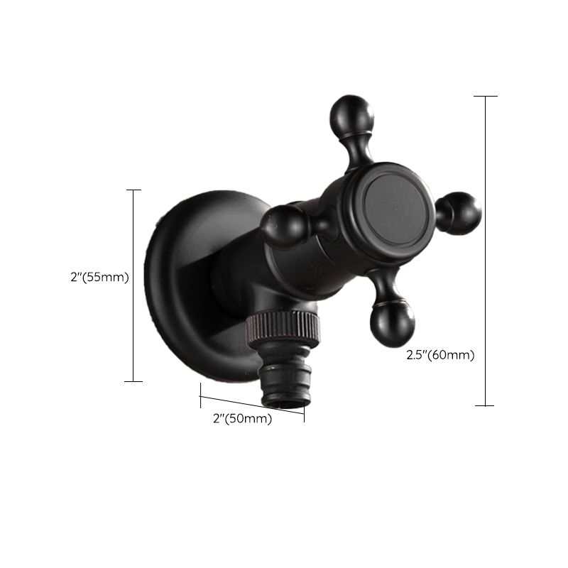 Avtoit | Wide Bathroom Sink Faucet Wall-Mounted Cross Handle Faucet