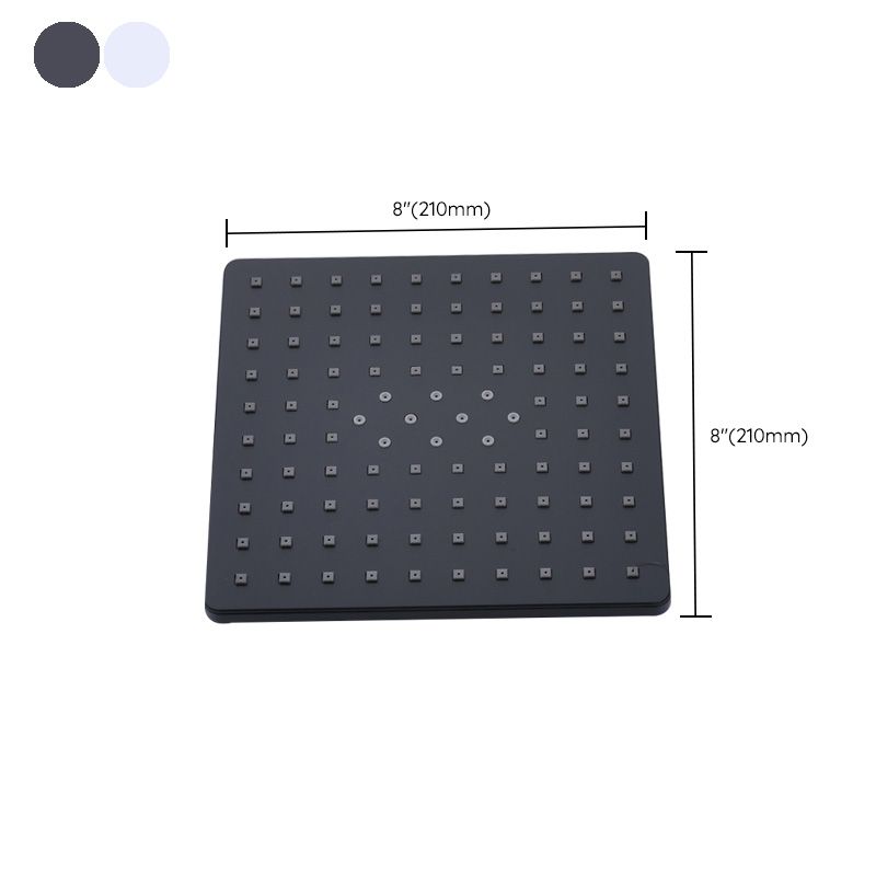 Avtoit | Contemporary Style Shower Head Plastic Fixed Shower Head in Round and Square Shape