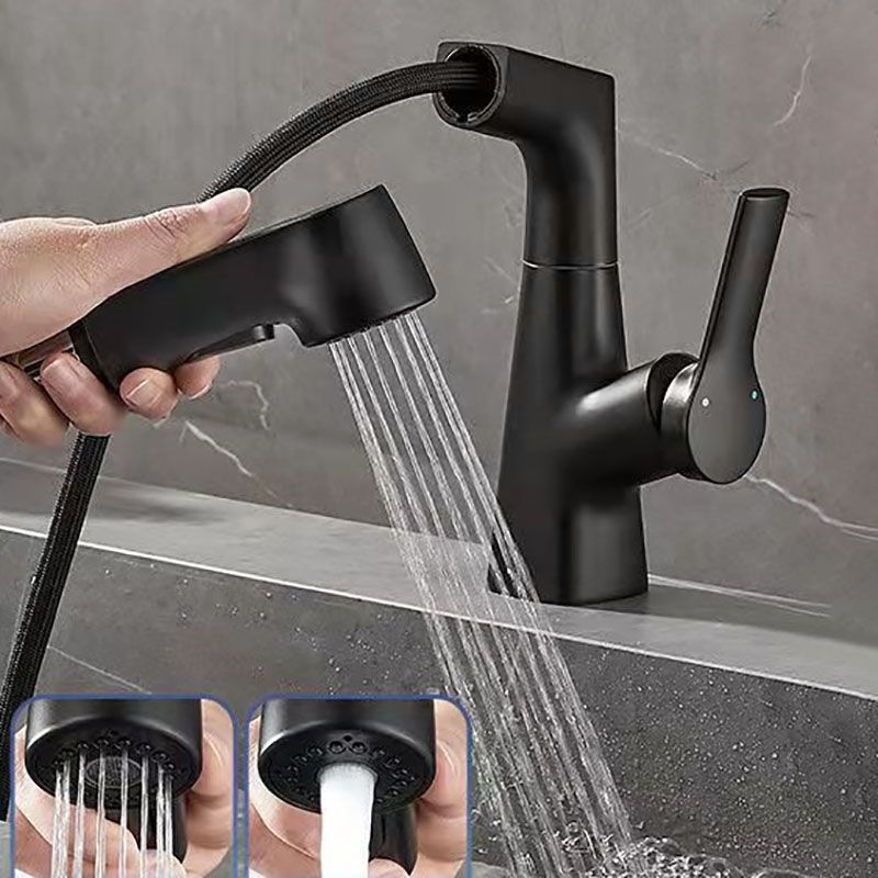 Avtoit | Modern centerset faucet with single lever handle for countertop sink bathroom fixture