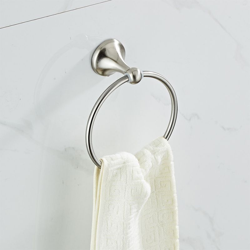 Avtoit | Metal Bathroom Set Traditional Style Nickel Bathroom Accessories Set