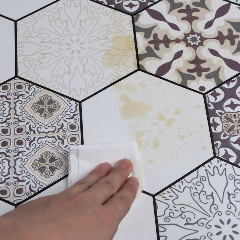 Avtoit | Vinyl flooring Peel and Stick floral pattern wall and floor vinyl