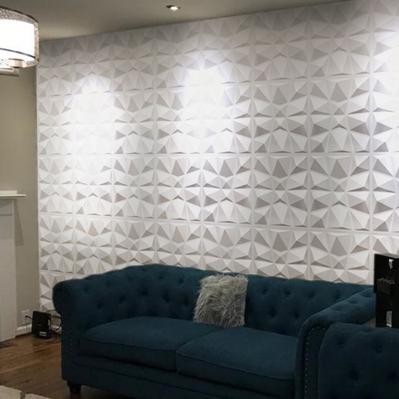 Avtoit | Modern Tin Back Wall Panel Smooth Upholstered Wall Ceiling in Black and White