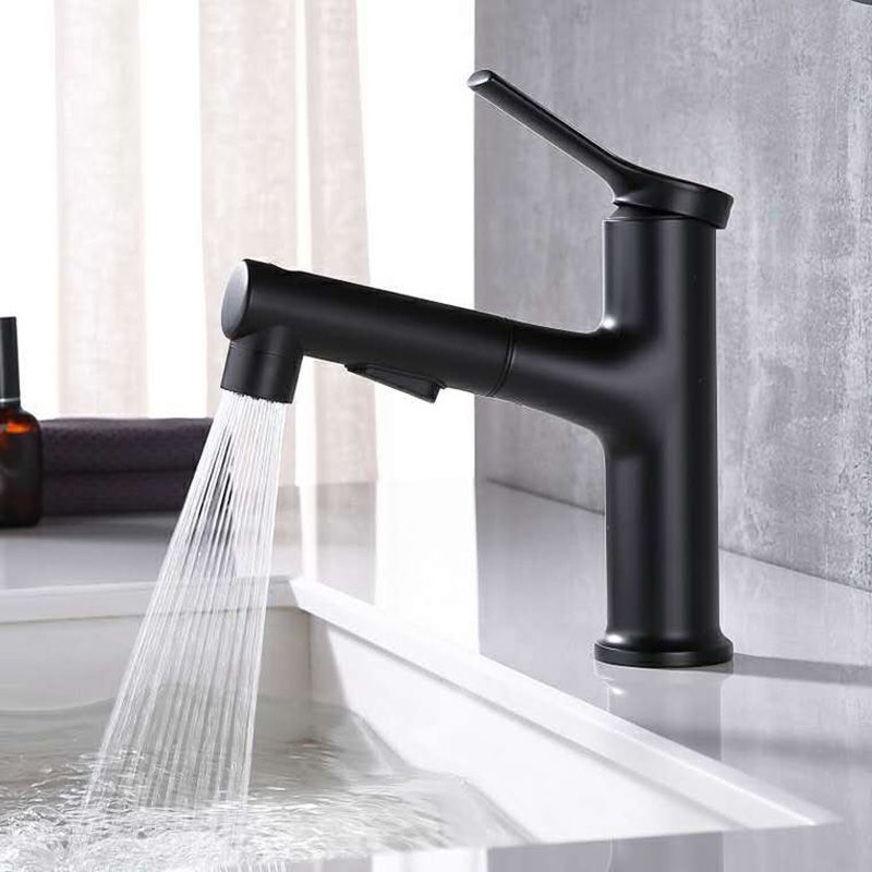 Avtoit | Contemporary Sink Faucet Plian Low Arc Center-Set Bathroom Faucet