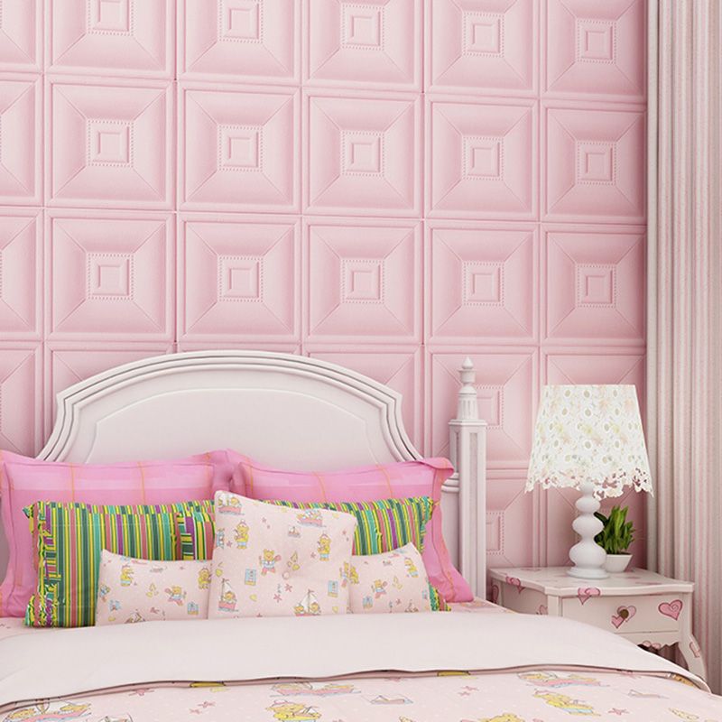 Avtoit | Glam Style Foam Water-Resistant Wall Cladding Living Room 3D Embossing Wall Cladding