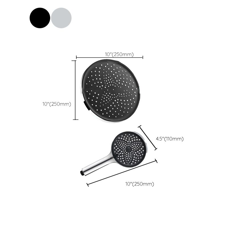Avtoit | Modern rectangular shower head combo standard spray pattern with hand shower
