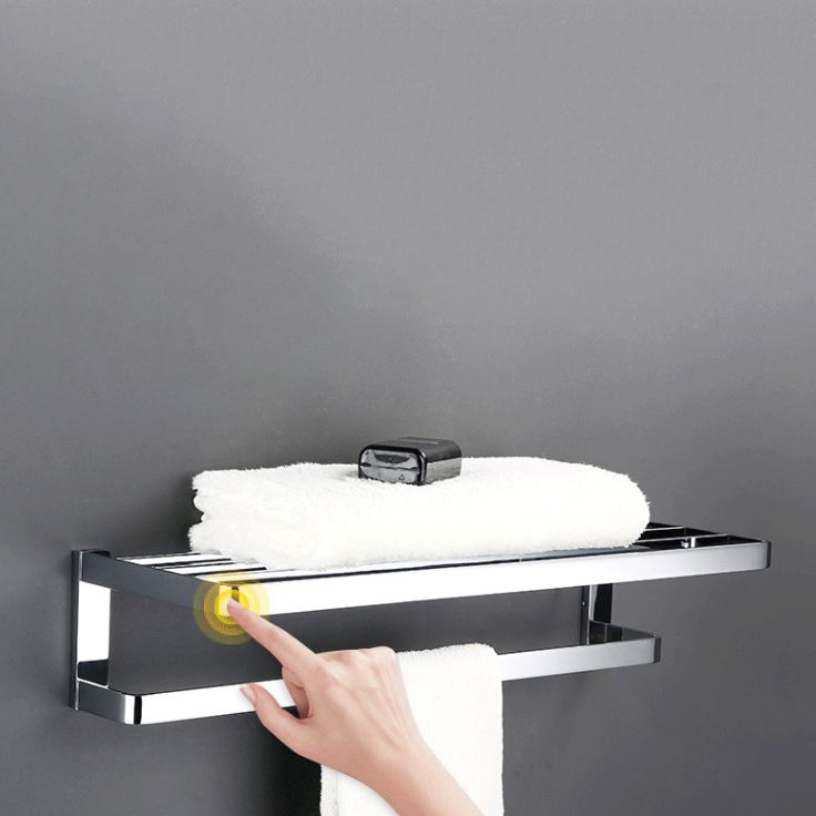 Avtoit | 5-piece Bathroom Accessory Set Modern Polished Chrome Bathroom Set