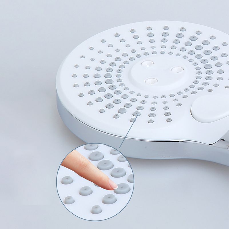 Avtoit | Basic Shower Head Round Plastic Handheld Shower Head in Silver