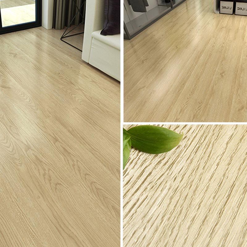 Avtoit | Rectangle PVC Flooring Smooth Peel and Stick Wood Look Vinyl Floor