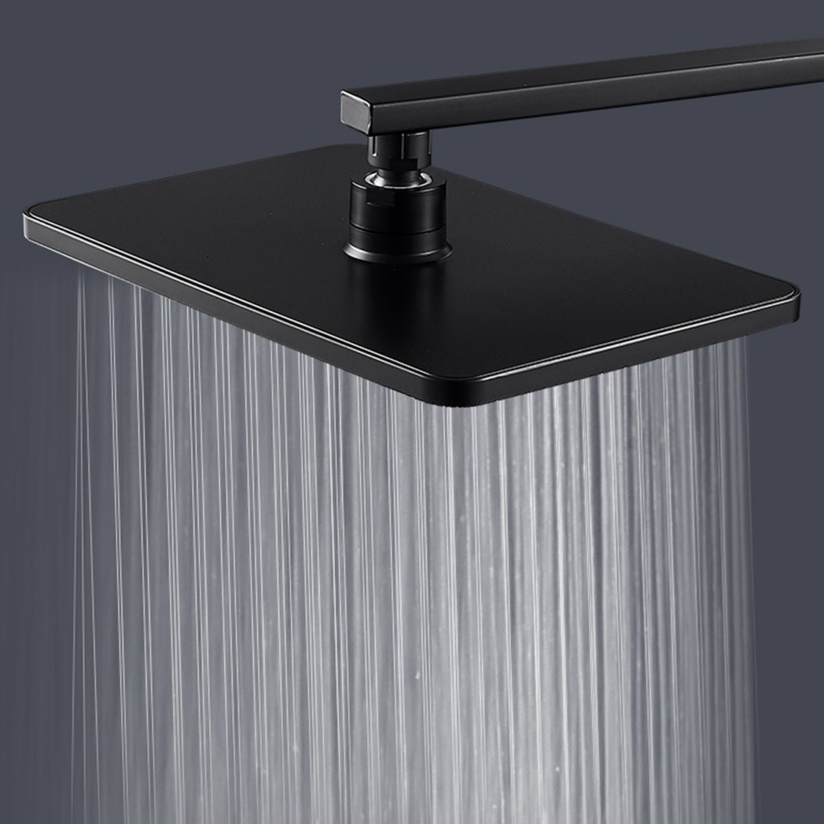 Avtoit | Modern rectangular shower head combo standard spray pattern with hand shower