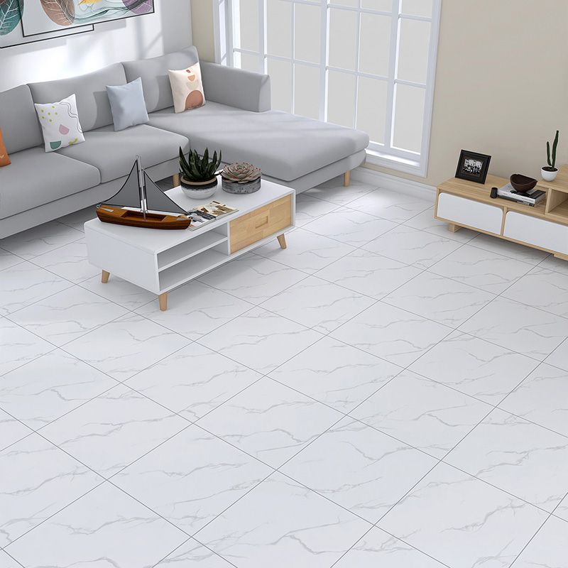 Avtoit | Home Indoor Vinyl Floor Spiral Marble Print Square PVC Vinyl Floor