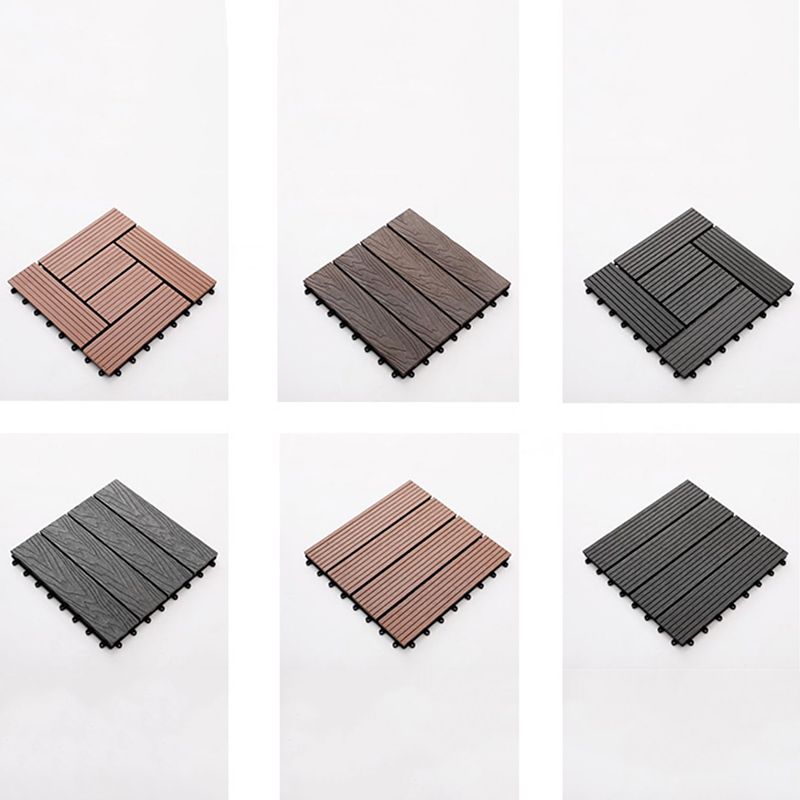 Avtoit | Striped Pattern Patio Tiles Laying Pattern Square Deck Board Outdoor Patio
