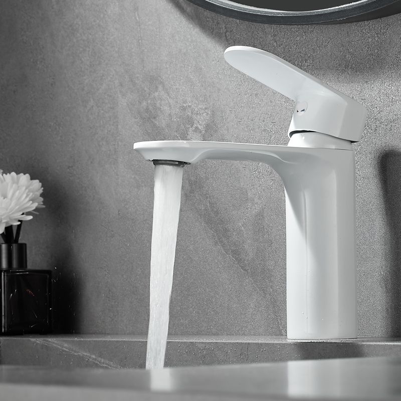 Avtoit | Bathroom Sink Faucet Lever Handle Brass Monochrome Bathroom Faucet