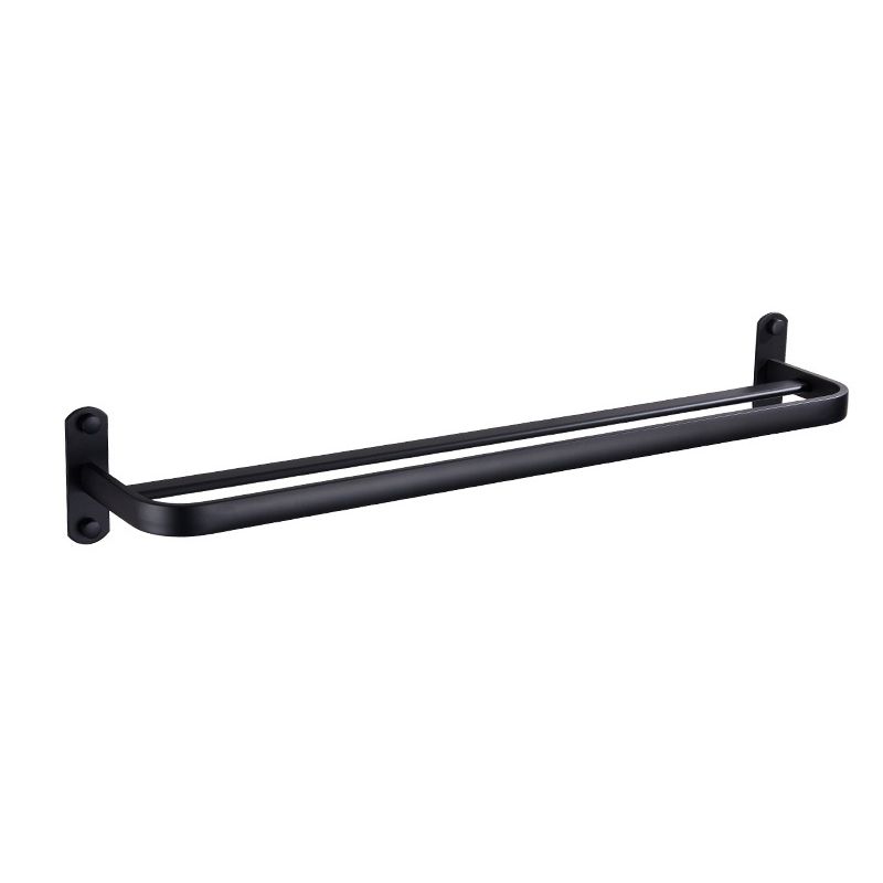 Avtoit | Modern Bathroom Accessory Set Matte Black/Grey Bathroom Shelf/Towel Holder & Paper Holder