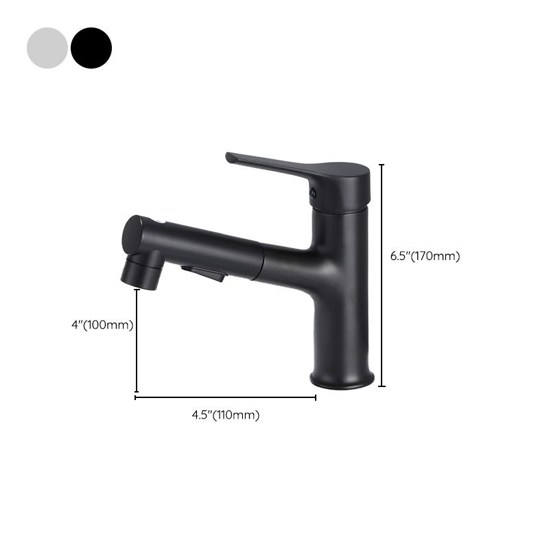 Avtoit | Modern Sink Faucet Uniform Color Metal Sink Bathroom Faucet