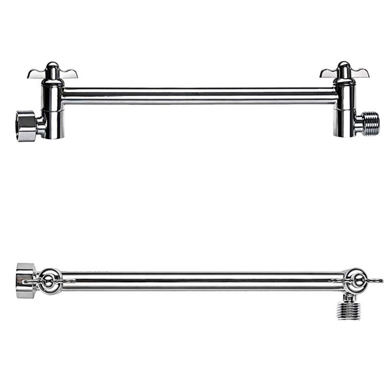 Avtoit | Stainless Steel Fixed Shower Head Rainfall Wall Mounted Shower Head with Extension Arm