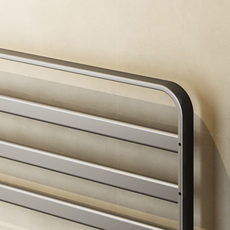 Avtoit | Contemporary Bathroom Accessory Set Gray Aluminum Bathroom Shelf/Towel Rack/Bathtub Hook