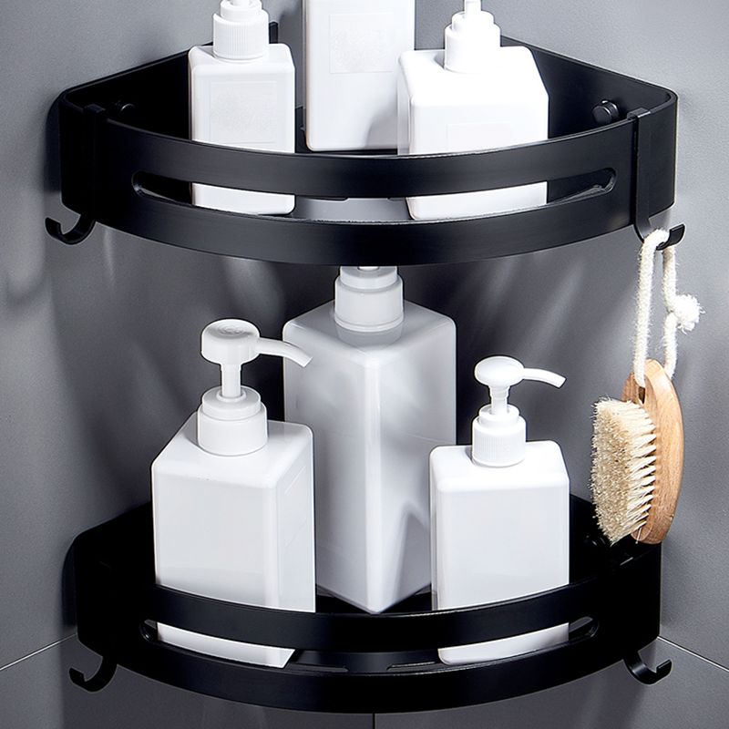 Avtoit | Black Bathroom Set Modern 1/2/3 - Piece Anti-Rust Bathroom Rack