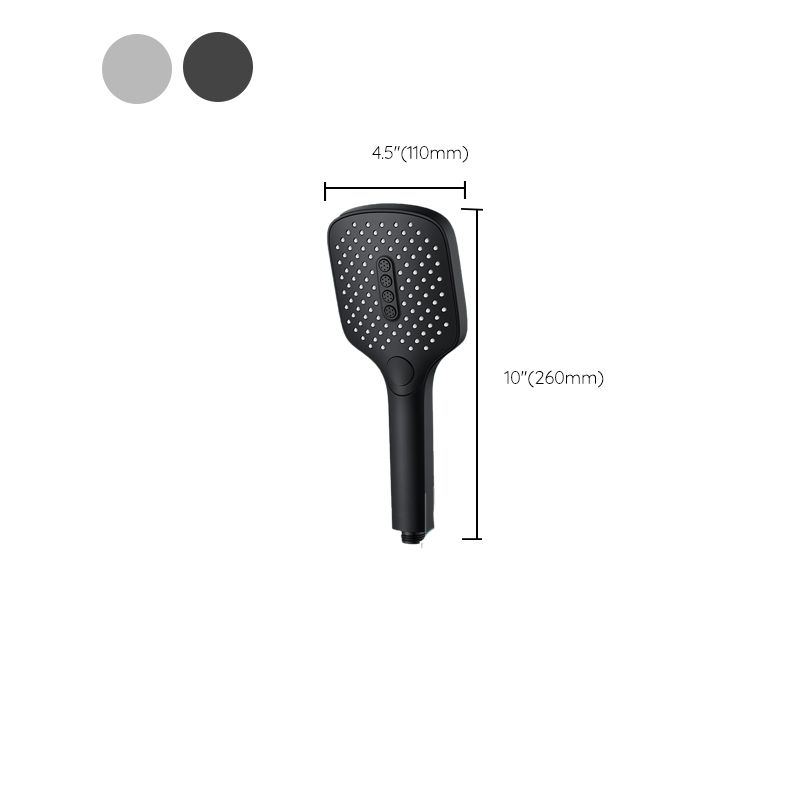 Avtoit | Rectangular Self-Cleaning Hand Shower Adjustable Spray Pattern Wall-Mounted Hand Shower