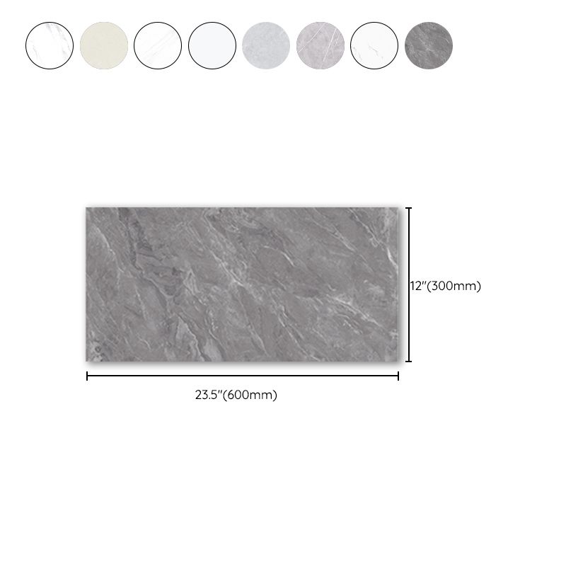 Avtoit | Marbleizing Waterproof Tile PVC Single Peel & Stick Tile for Backsplash