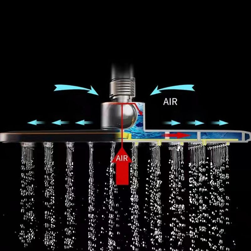 Avtoit | Modern adjustable swivel shower head metal shower fixture on the wall