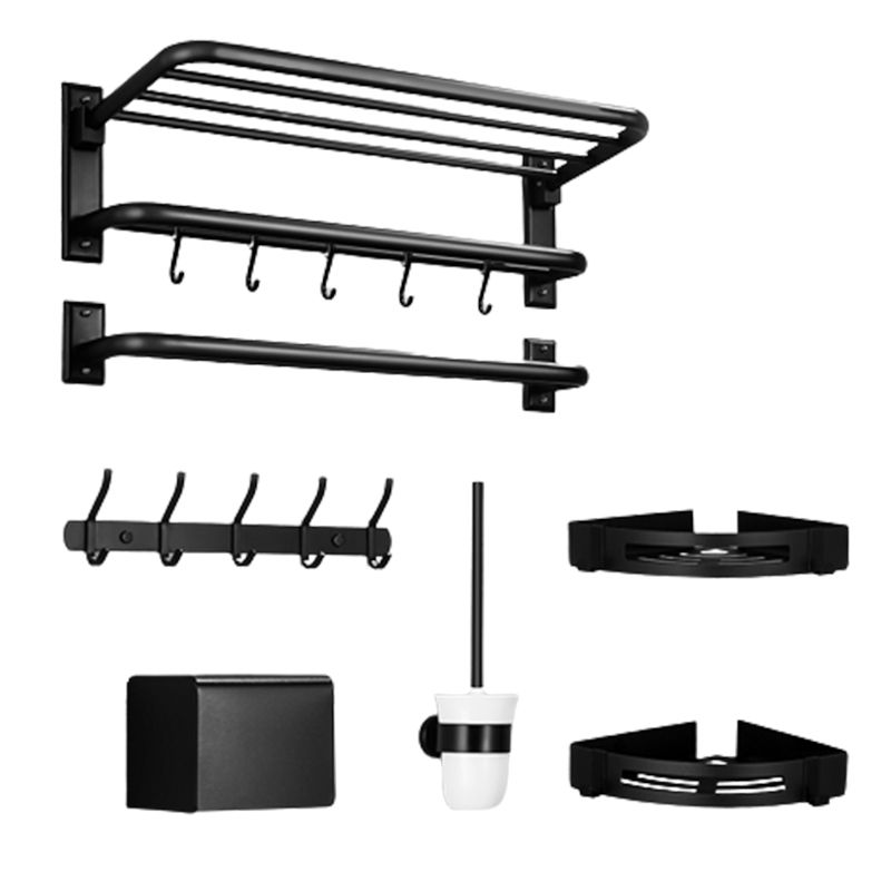 Avtoit | Matt Black Bathroom Accessory Set Modern Bathroom Accessory as Individual Piece or as Set