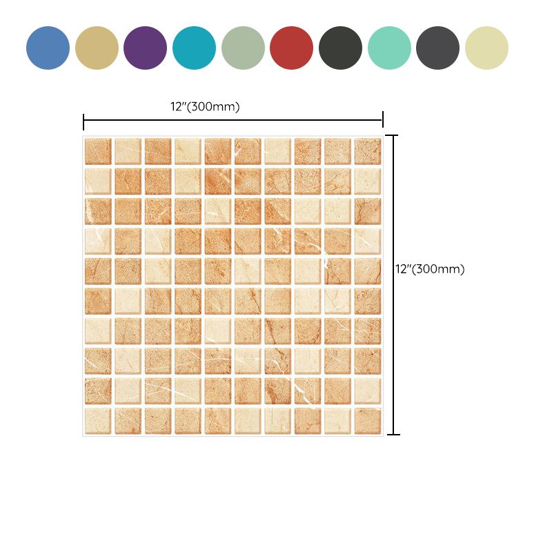 Avtoit | Peel and Stick Mosaic Tile Waterproof Square Peel and Stick Tile for the Kitchen 20-Pack