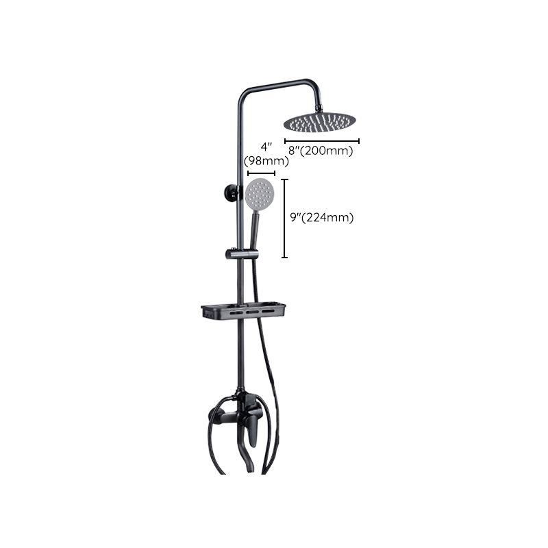 Avtoit | Adjustable Spray Sample Shower Combination Metal Shower Fitting Arm Shower Head with Slip Bar