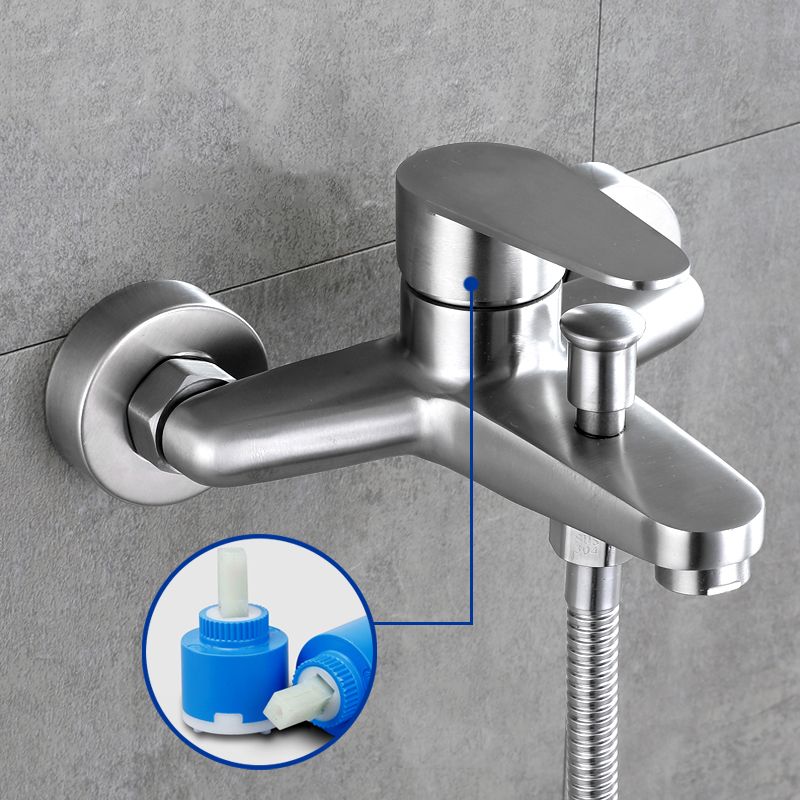 Avtoit | Contemporary Bathtub Filling Trim 304 Stainless Steel Wall Mounted Bathtub Faucet