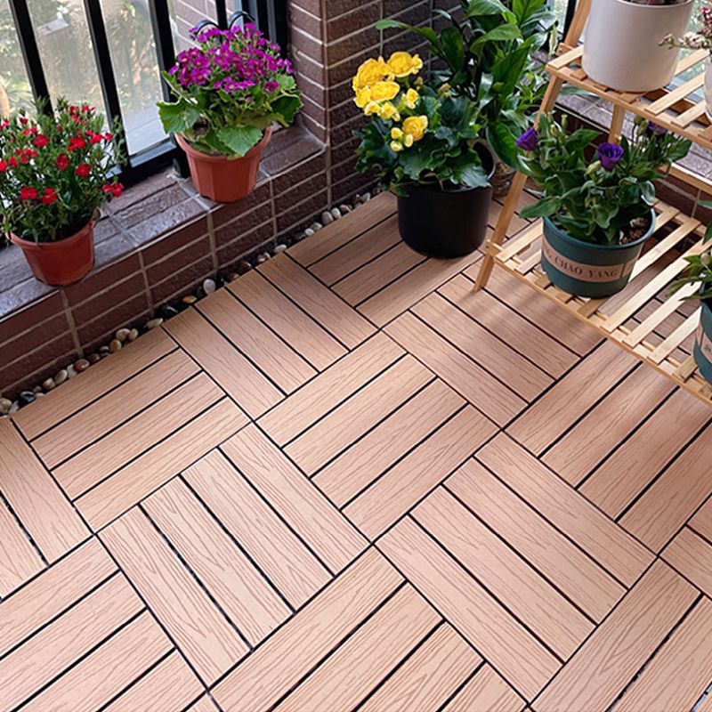 Avtoit | Corrosion-resistant Wood Floor Modern Style Square Outdoor Wood Floor