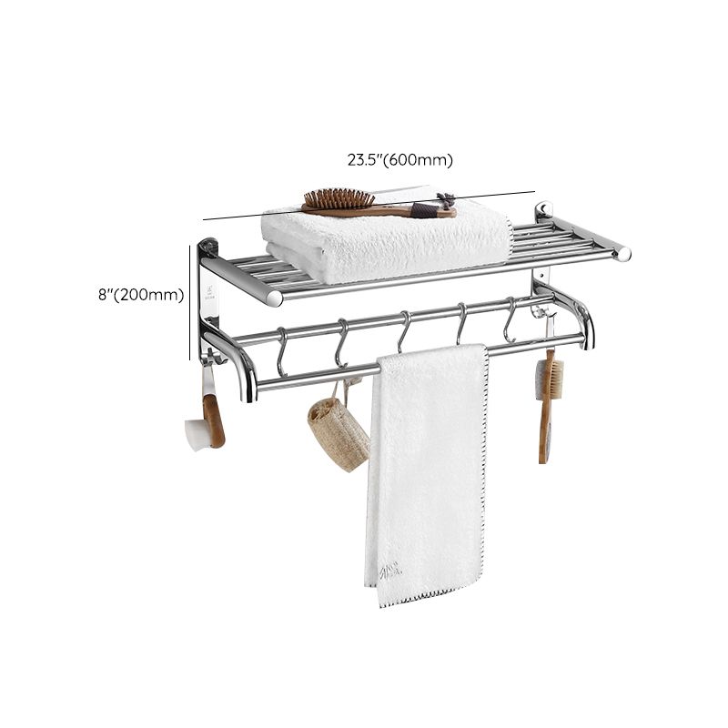 Avtoit | Modern Bathroom Set with Bathroom Shelf/Towel Bar Polished Chrome Bathroom Accessory Set