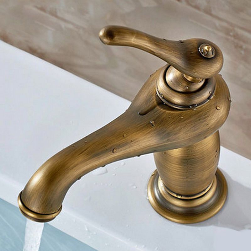 Avtoit | Vintage Classic Vessel Faucet Lever Handle Low Arc Vessel Sink Bathroom Faucet
