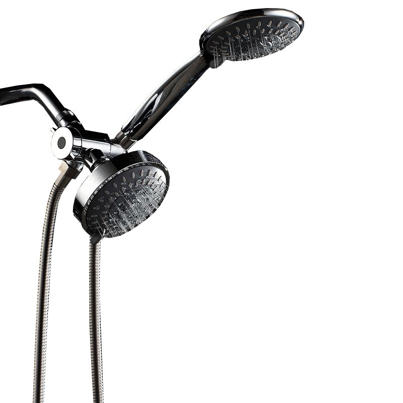 Avtoit | Traditional Dual Shower Heads Home Metal Round Shape Dual Shower