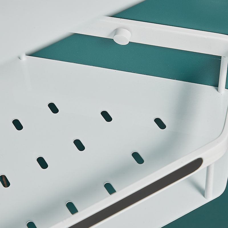 Avtoit | Matt white 3-piece modern bathroom accessory set, bathroom shelf