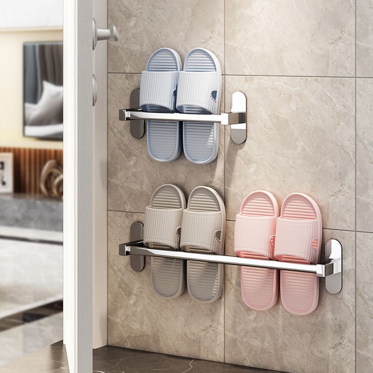 Avtoit | 2-Piece Stainless Steel Slip Resistant Modern Chrome Bathroom Hardware Set