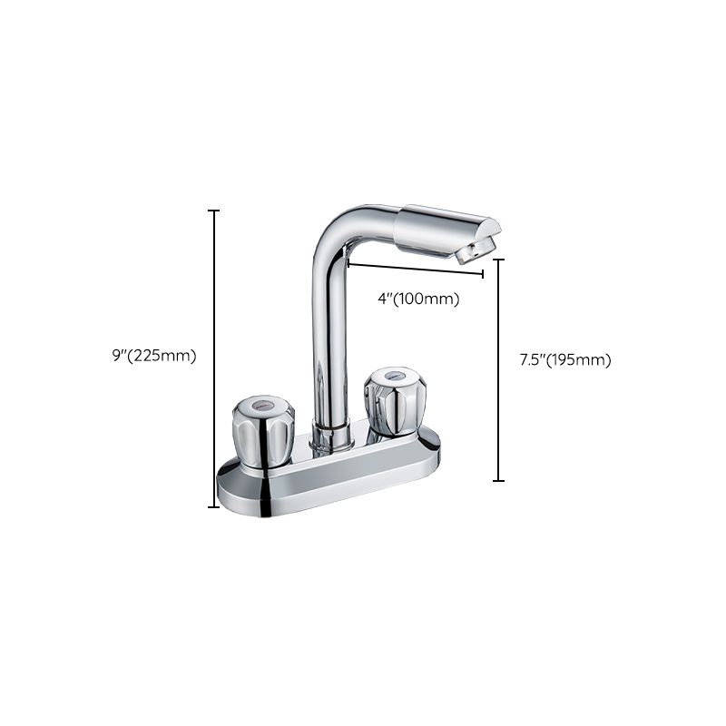 Avtoit | 2-Handle Modern Vessel Sink Faucet Three-Way Bathroom Faucet