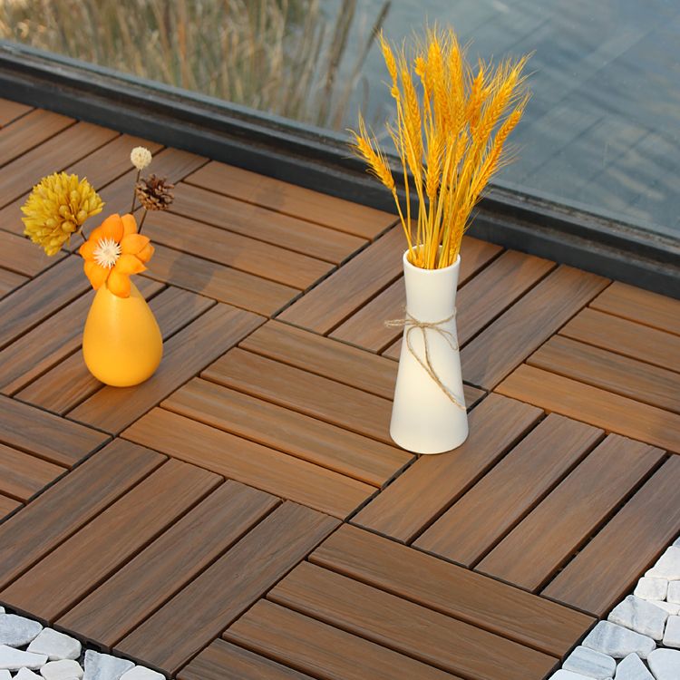 Avtoit | Deck Plank drilled hardwood tiles exterior flooring