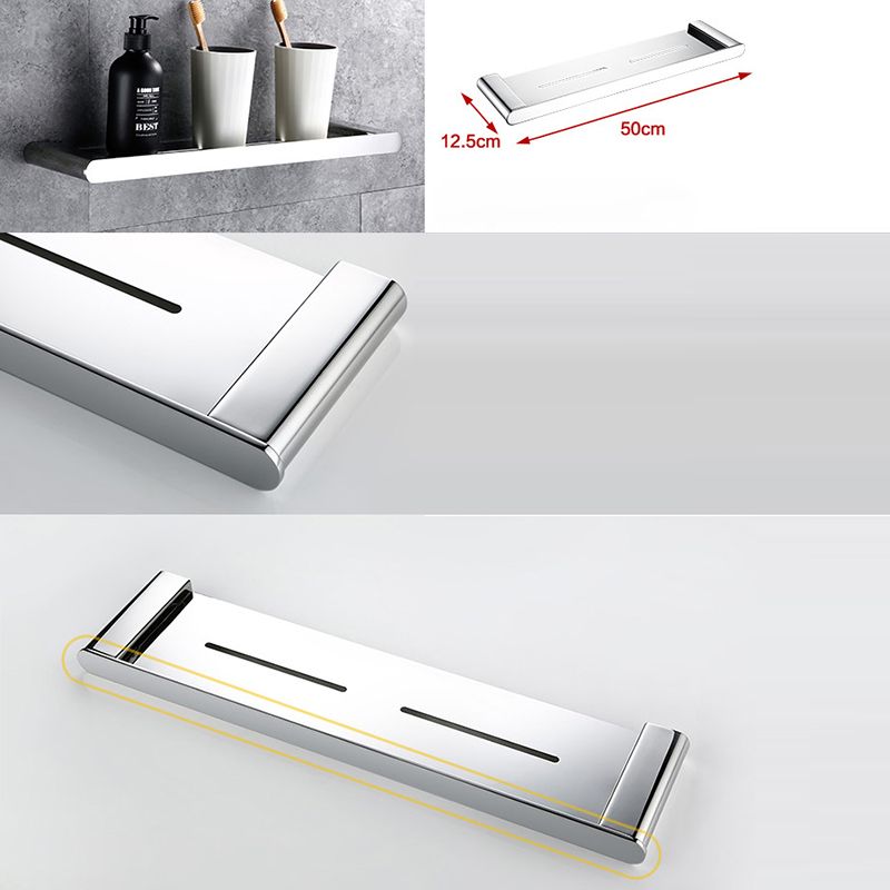 Avtoit | Contemporary Bathroom Accessories Hardware Set in Silver with Soap Dish