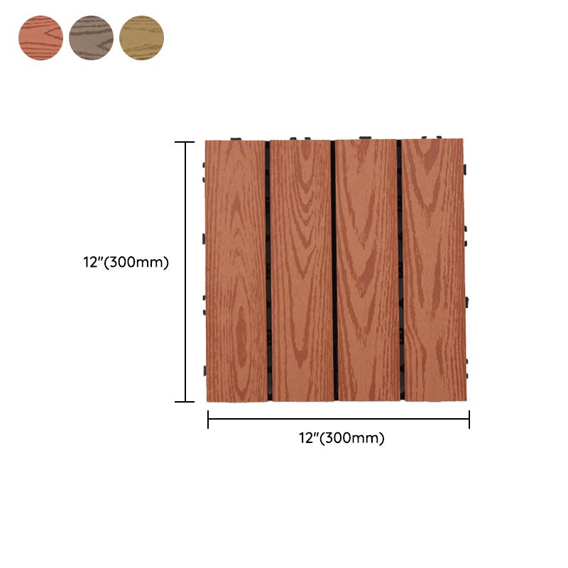 Avtoit | Deck Plank Loose Lay Manufactured Wood Panels Patio Tiles Outdoor Flooring