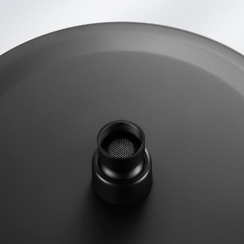 Avtoit | Black round fixed shower head Modern design wall-mounted shower head