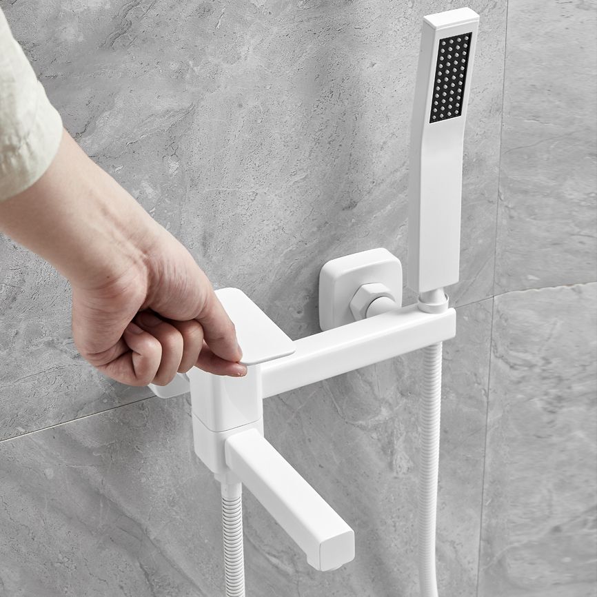 Avtoit | Wall-mounted metal bathtub faucet low arc swivel bathroom faucet