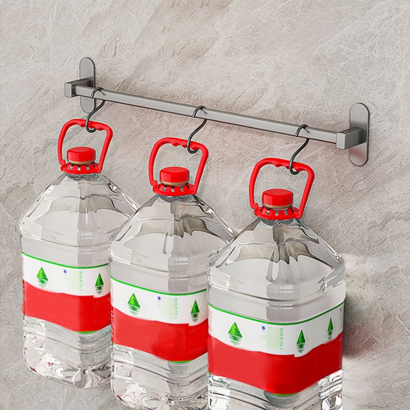 Avtoit | Gray Bathroom Accessory Set Modern 1/2 - Piece Bathroom Shelf Rustproof