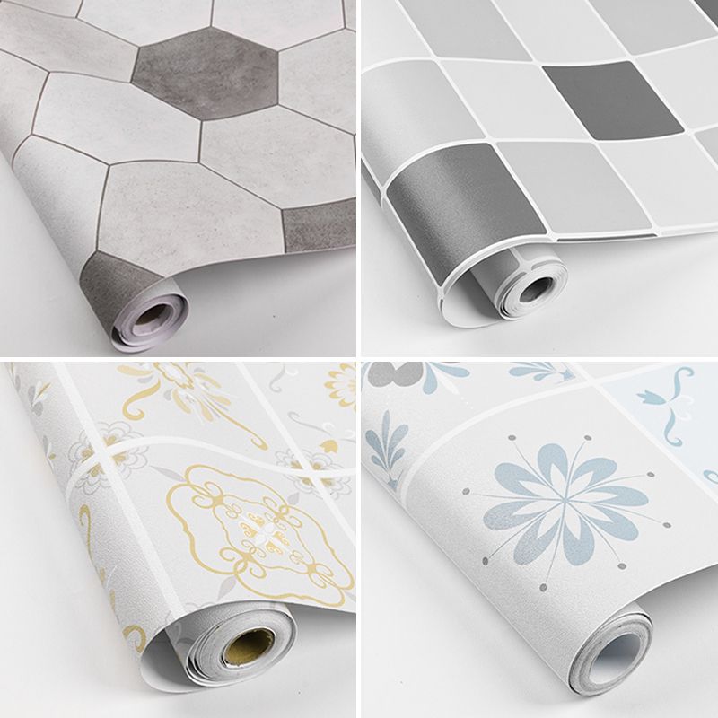 Avtoit | Modern Vinyl Flooring Self-Adhesive Geometrically Printed Vinyl Plank Flooring