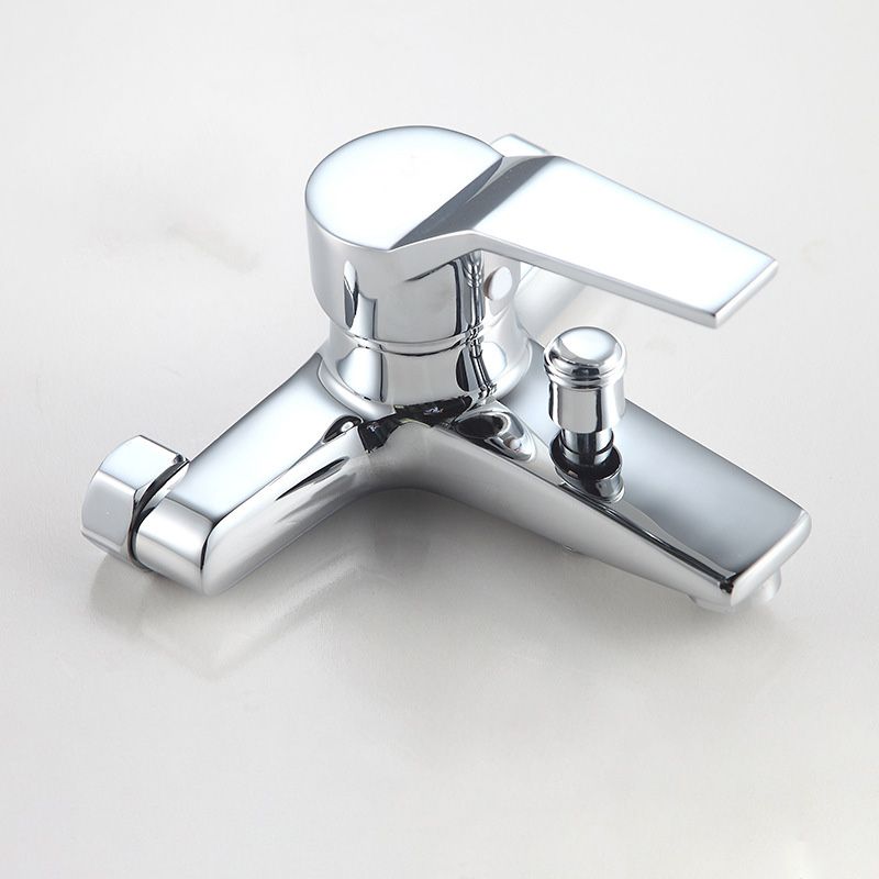 Avtoit | Modern Silver Faucet Copper with 1-Handle 2-Hole Bathroom Faucet