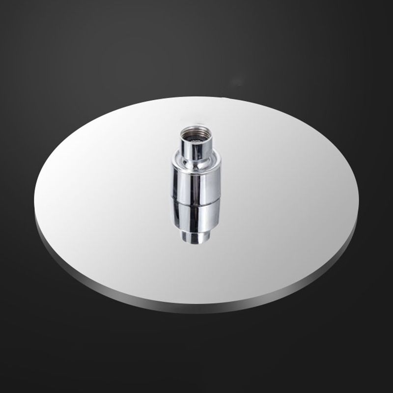 Avtoit | Metal Shower Combo Contemporary Fixed Shower Head with Round and Rectangular Shape